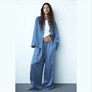 H&M - Satin Pajama Set - Size M